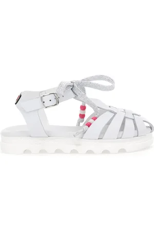 MONNALISA Ledersandalen mit Perlen