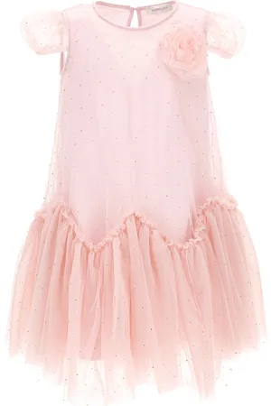 MONNALISA Tüllkleid mit Spitzenvolants
