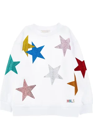 MONNALISA Jersey-Sweatshirt mit Sternen