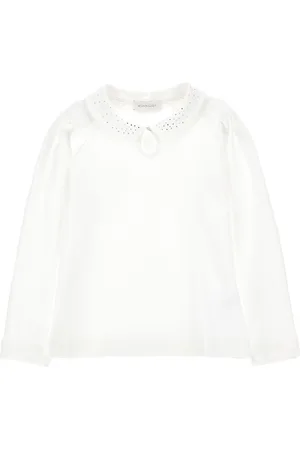 MONNALISA Shirt mit Strasskragen