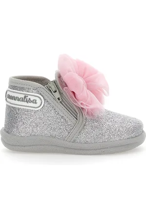 MONNALISA Hohe glitzernde Schuhe mit Schleifen