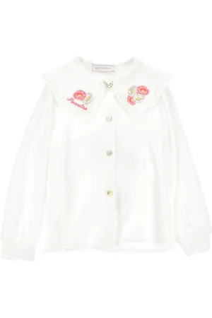 MONNALISA Viskose-Bluse mit Aramis-Kragen