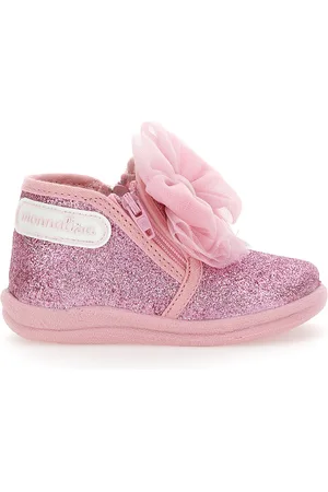 MONNALISA Hohe glitzernde Schuhe mit Schleifen