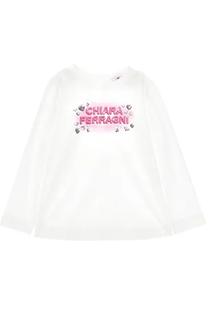 Chiara Ferragni Baumwoll-T-Shirt CF Diamonds