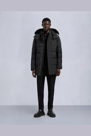 Moose Knuckles CLOUD PARKA MIT NEOSHEARLING-Schwarz / Schwarzes Shearling-S