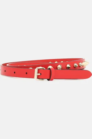 Christian Louboutin Verzierter Gürtel Loubispikes aus Leder