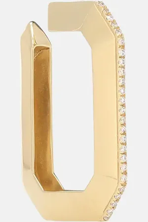 Eera Eéra Einzelner Ear Cuff Sabrina aus 18kt Gelbgold mit Diamanten