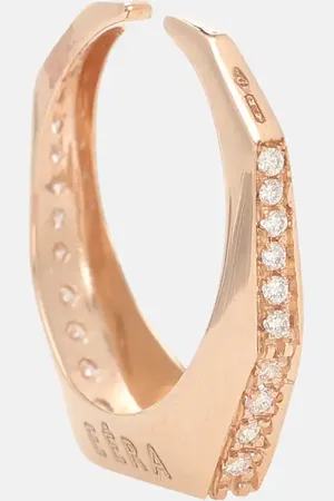 Eera Eéra Einzelner Ear Cuff Sabrina aus 18kt Rosé mit Diamanten