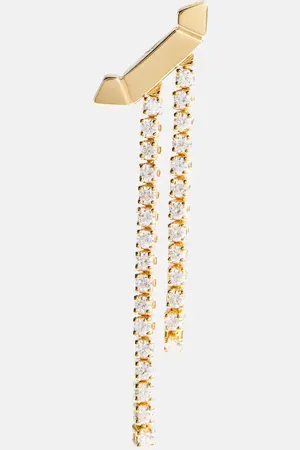 Eera Eéra Einzelner Ohrring Paris aus 18kt Gelbgold mit Diamanten