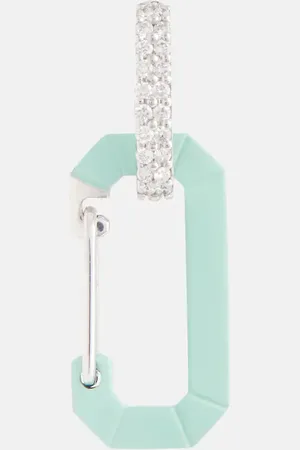 Eera Eéra Einzelner Ohrring Chiara Small aus 18kt Weißgold mit Diamanten
