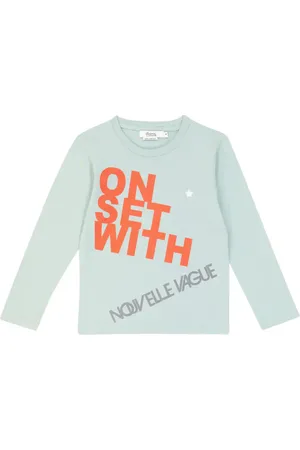 BONPOINT Bedrucktes Longsleeve aus Baumwoll-Jersey