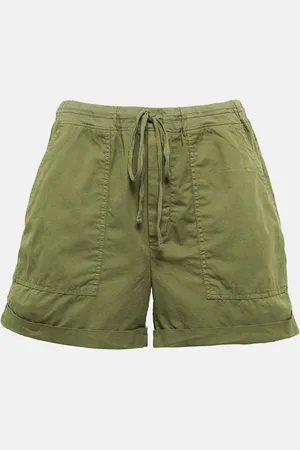 Velvet Mid-Rise Shorts Tenley aus Baumwolle