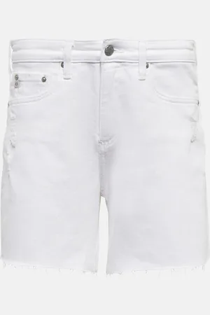 AG Jeans Mid-Rise Jeansshorts Ex-Boyfriend