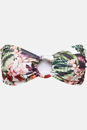 ALEXANDRA MIRO Bedrucktes Bikini-Oberteil Carlotta