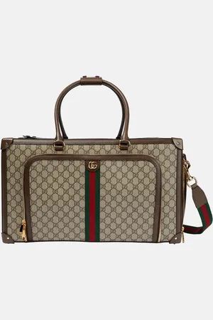 Gucci Tragetasche für Hunde GG Supreme aus Canvas
