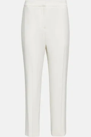 Alexander McQueen Mid-Rise-Hose aus Crêpe