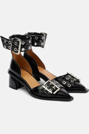 Ganni Pumps aus Lederimitat