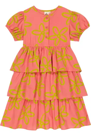 Jelly Mallow Kleid aus Baumwolle