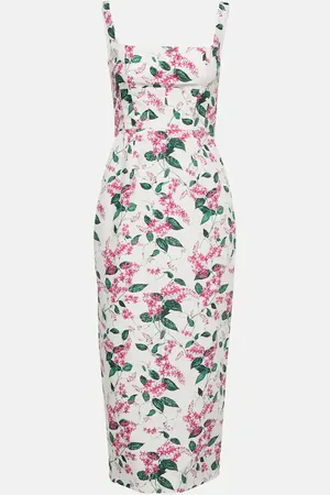 EMILIA WICKSTEAD Midikleid Martel aus Baumwolle
