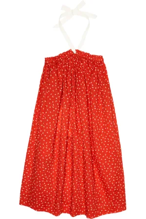 Caramel Minikleid Agave aus Baumwolle