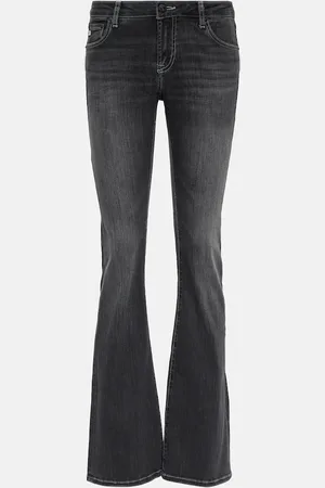 AG Jeans Mid-Rise Wide-Leg Jeans