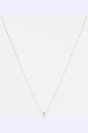 Aliita Halskette Frosty aus 9kt Gelbgold mit Emaille
