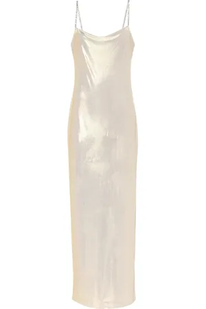 Balmain Maxikleid aus Lamé