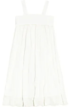 Chloé Chloé Kids Besticktes Kleid aus Seide