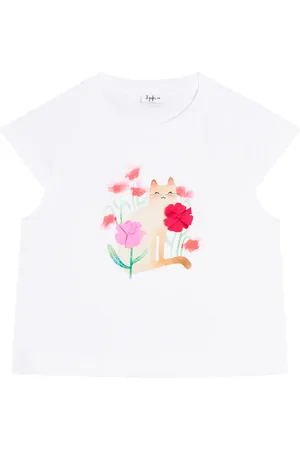 Il gufo T-Shirt aus Baumwoll-Jersey