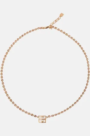 Givenchy Halskette 4G mit Kristallen