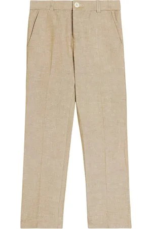 BONPOINT Gerade Hose Peter aus Leinen und Baumwolle