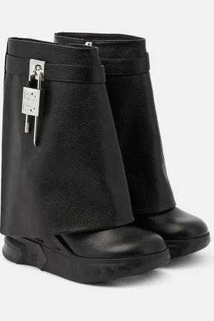 Givenchy Stiefel Shark Lock Biker 85 aus Leder