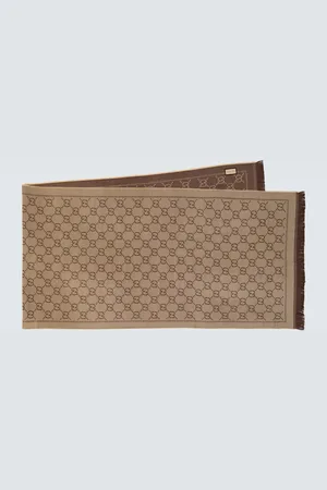 Gucci Schal GG aus Woll-Jacquard