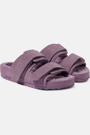 Birkenstock X Tekla Pantoletten Uji aus Veloursleder