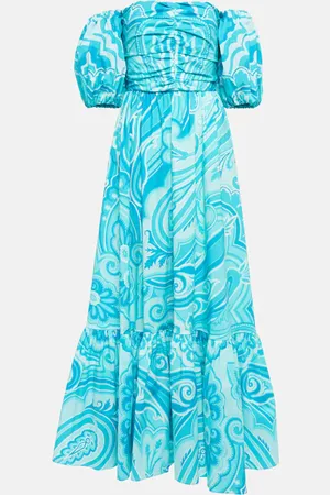 Etro Midikleid aus einem Baumwollgemisch