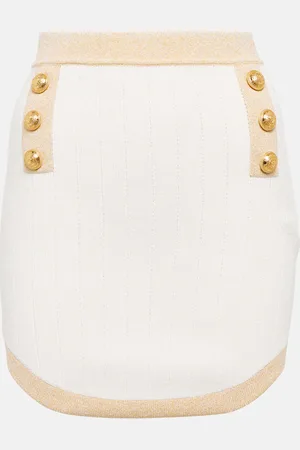 Balmain Minirock aus Strick