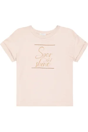 Brunello Cucinelli Bedrucktes T-Shirt aus Baumwolle