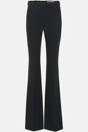 Alexander McQueen Flared-Hose aus Crêpe
