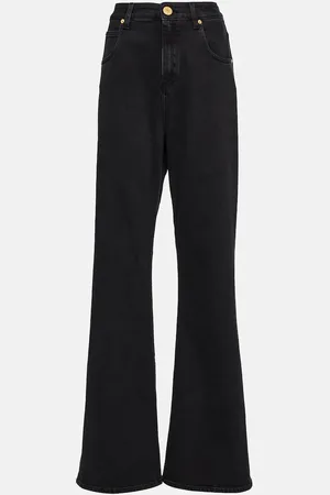 Balmain High-Rise Flared Jeans