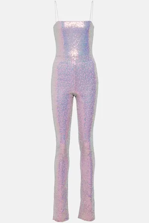 ROTATE Jumpsuit mit Pailletten