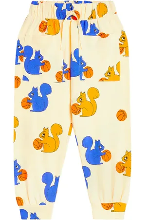 Mini Rodini Jogginghose Squirrels aus Baumwoll-Jersey