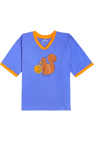 Mini Rodini T-Shirt Squirrels aus Baumwoll-Jersey