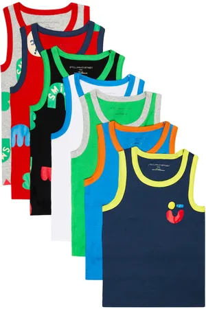 Stella McCartney Set aus sieben Tops aus Baumwolle