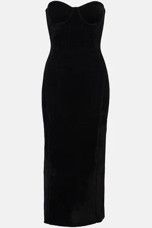 GALVAN Midikleid Titania aus Samt