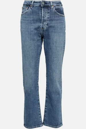 AG Jeans Mid-Rise Straight Jeans American