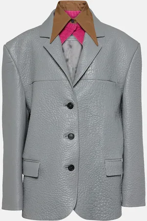 Prada Oversize-Lederjacke