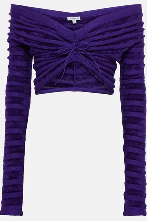 Alaïa Alaïa Off-Shoulder-Top