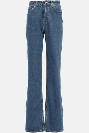 Burberry High-Rise Straight Jeans