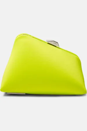 The Attico Clutch Midnight aus Satin