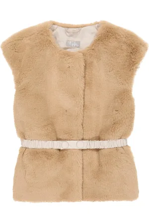 Il gufo Weste aus Faux Fur